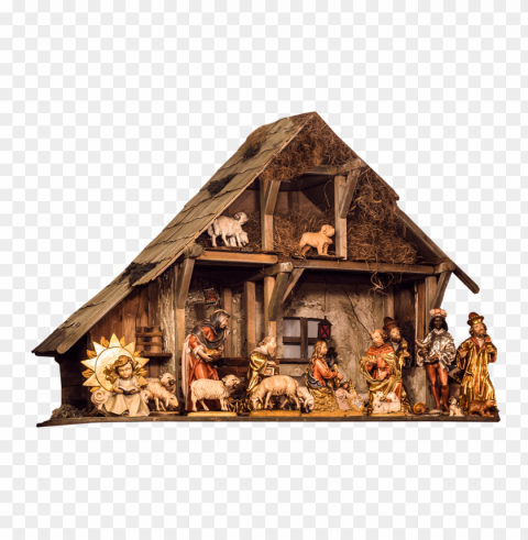 Christmas Nativity Scene Transparent Image