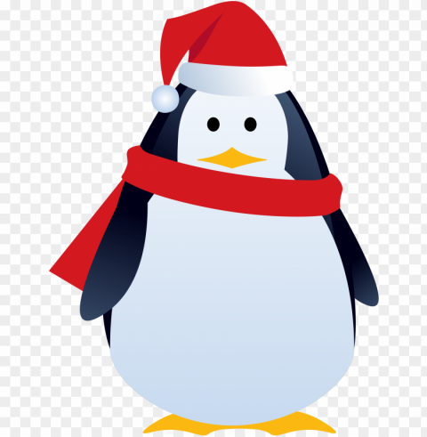 christmas penguin cartoon Transparent picture PNG
