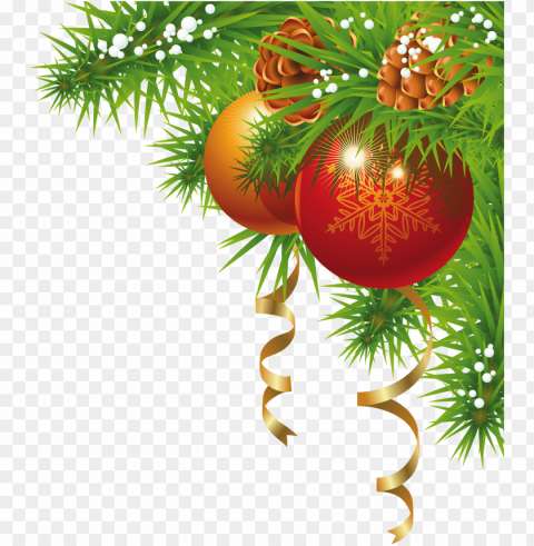 christmas small corner Transparent PNG illustrations