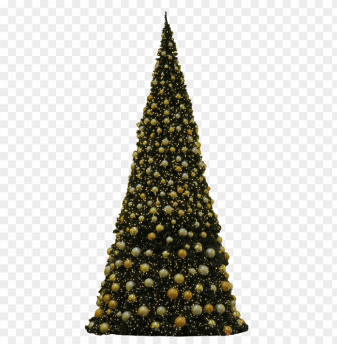 christmas tree golden baubles Transparent PNG images extensive gallery