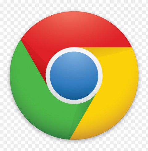 chrome logo file Transparent Background Isolated PNG Item