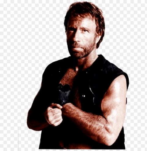 chuck norris - chuck norris PNG Graphic Isolated on Clear Backdrop