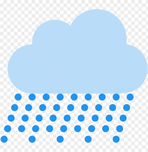 chuva torrencial icon - rain flat icon Transparent PNG Isolated Element