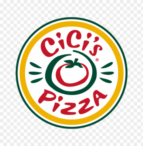 cicis pizza vector logo Isolated Item in Transparent PNG Format