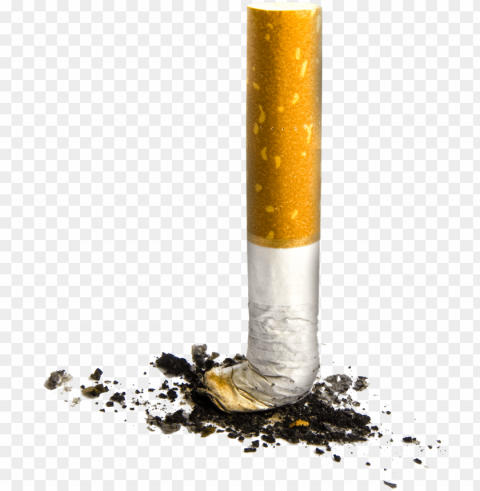 cigarette - burnt out cigarette PNG isolated