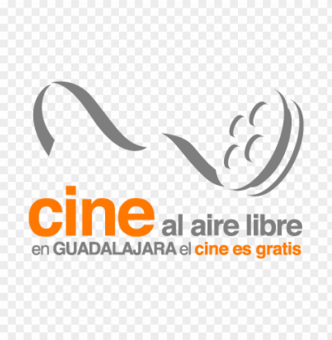 cine al aire libre vector logo Isolated Item in HighQuality Transparent PNG