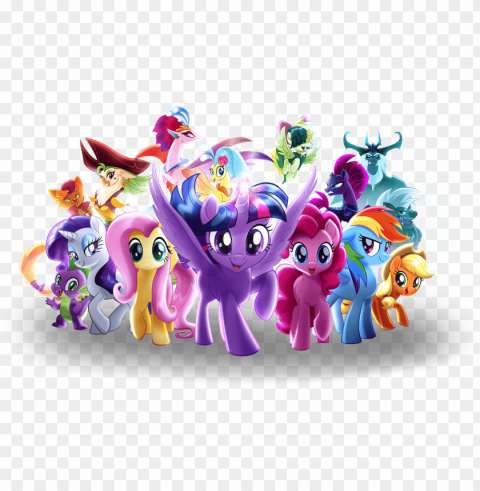 cinema di grottaglie - mane 6 my little pony the movie PNG transparent elements complete package