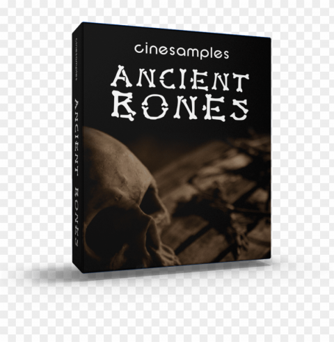 cinesamples ancient bones box art - book cover PNG free download transparent background