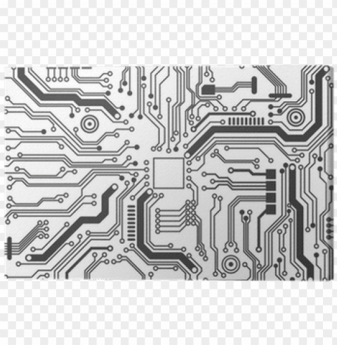circuit board texture canvas print pixers - printed circuit board vector Clean Background Isolated PNG Graphic