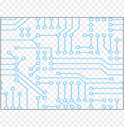 circuit board vector - printed circuit board PNG for educational use