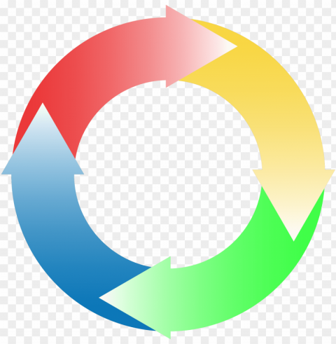 circular arrows PNG images with alpha channel selection