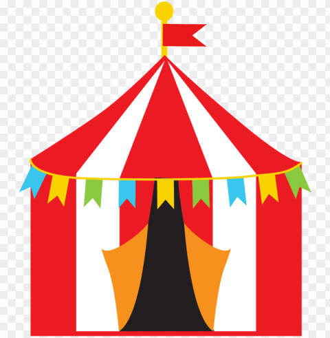 circus PNG with Clear Isolation on Transparent Background
