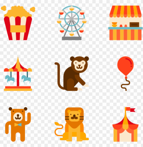circus and amusement park - amusement park Isolated Subject with Clear PNG Background