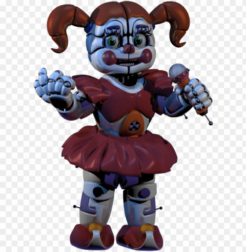circus baby v5 by fazersion-dasto6q - fnaf sl circus baby full body PNG with no registration needed