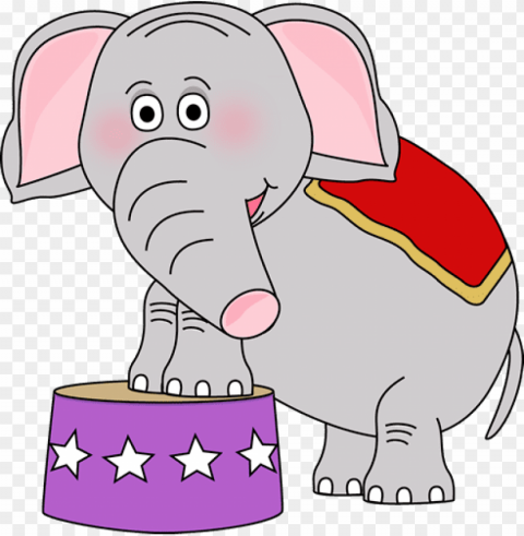 circus elephant Clear Background Isolated PNG Icon