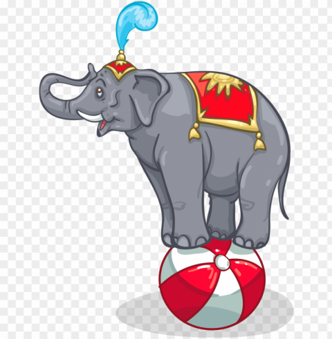 circus elephant - circus elephant on ball PNG images with alpha channel selection
