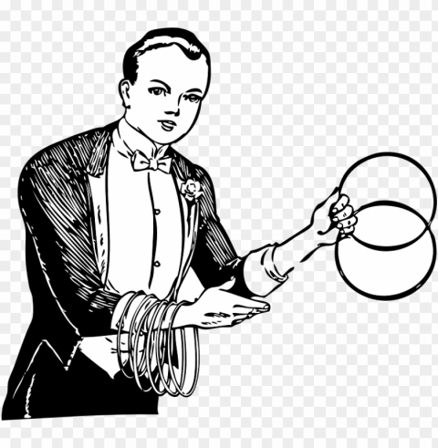 circus magician PNG for use