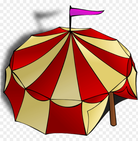 circus tent view from top PNG Graphic Isolated on Clear Backdrop