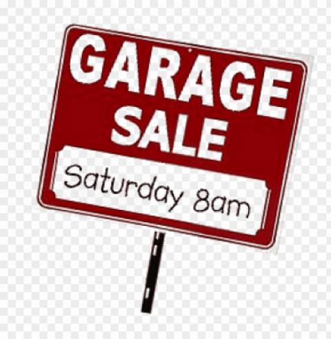 citizens must obtain a garage sale permit prior to - garage sale Transparent Background Isolated PNG Figure
