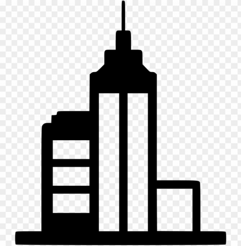 city icons free - building infrastructure icon Alpha channel transparent PNG