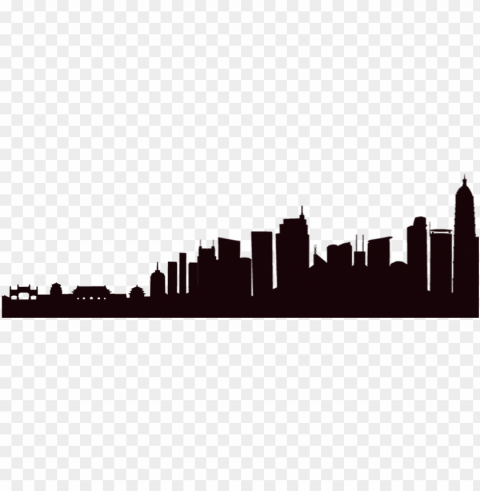 city silhouette at getdrawings com for - building silhouette vector Free PNG file