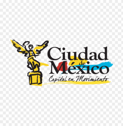 ciudad de mexico capital en movimiento logo vector PNG with clear background extensive compilation