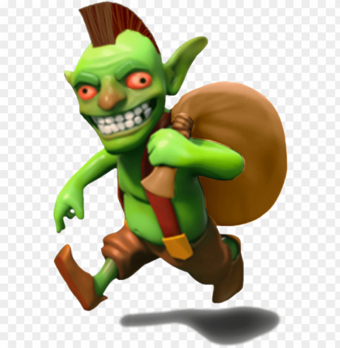 clash of clans goblin levels - goblin clash of clans level 6 PNG file with alpha