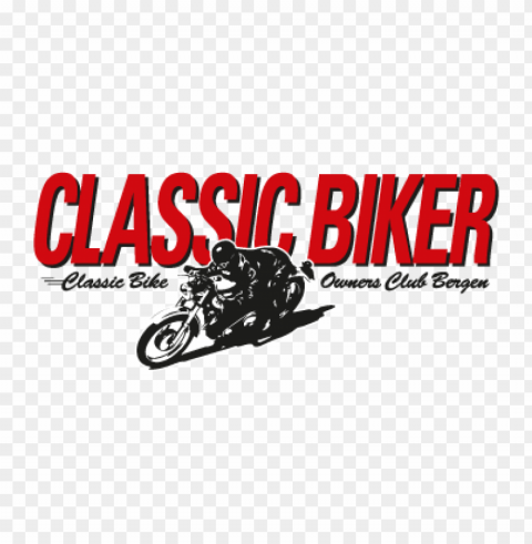 classic biker vector logo PNG files with transparency