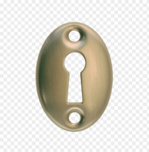 classic brass keyhole Isolated Item with HighResolution Transparent PNG