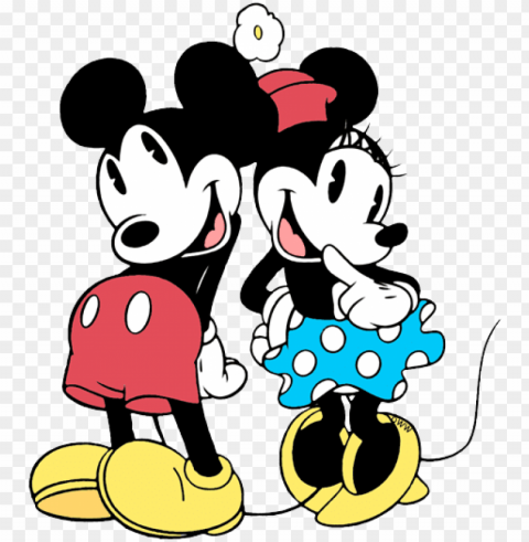 classic clipart mickey minnie - mickey mouse and minnie mouse classic PNG download free