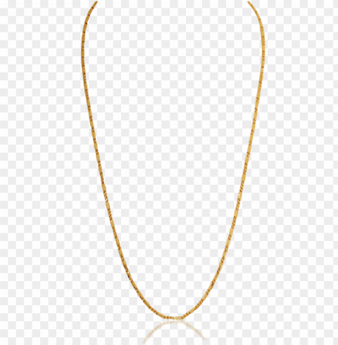 classic gold elegant chain - necklace Isolated Design Element on Transparent PNG