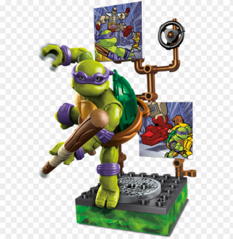 classic series donatello - mega bloks teenage mutant ninja turtles collectors Transparent PNG Isolated Item with Detail PNG transparent with Clear Background ID f811d1ec