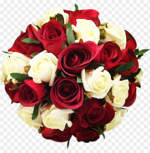 classical bridal bouquet - silk wedding bouquets red PNG Graphic with Transparent Isolation