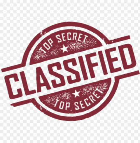 classified-stamp - top secret classified logo PNG graphics with alpha transparency broad collection