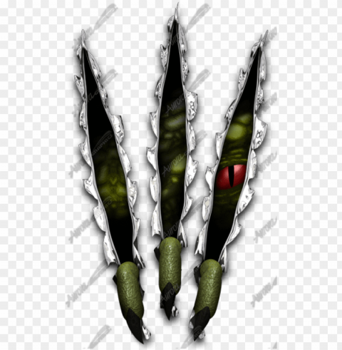 claw rip - dinosaur claw Isolated Character in Clear Transparent PNG