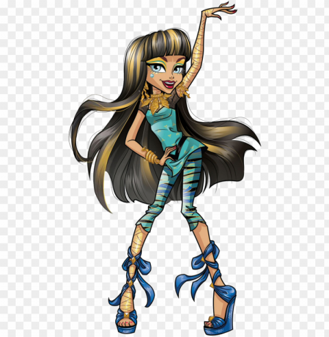 clawdeen wolf draculaura ari hauntington cleo de - cleo de nile i draculaura Isolated Object on Transparent PNG