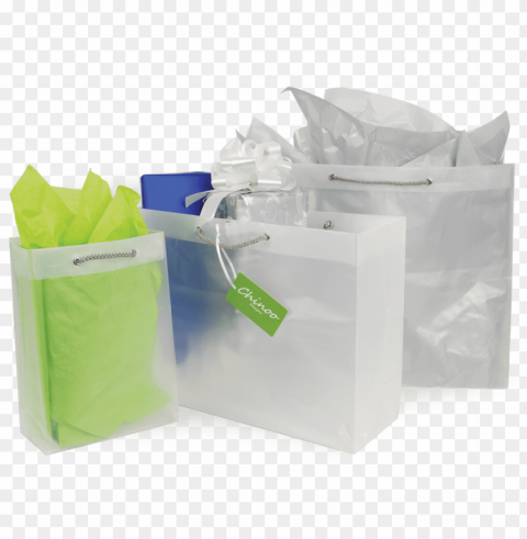 clear plastic bag Isolated Character in Transparent PNG