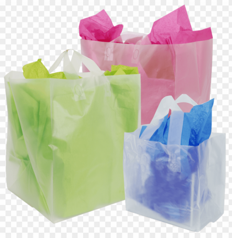 clear plastic bag Isolated Character on Transparent Background PNG