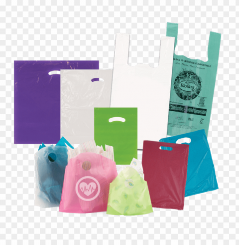 clear plastic bag Isolated Character on Transparent PNG