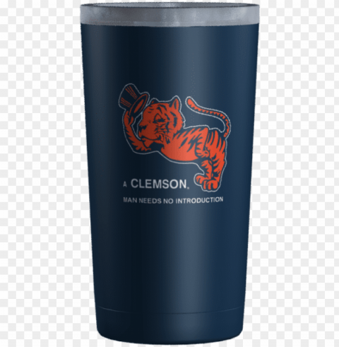 Clemson Man Navy - Pint Glass PNG Transparent Design Bundle