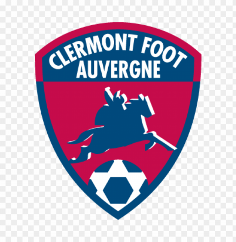 clermont foot auvergne 1942 vector logo PNG files with transparent backdrop complete bundle
