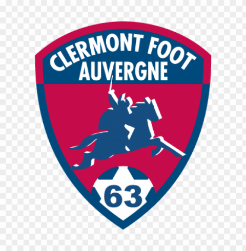 clermont foot auvergne 63 vector logo PNG files with transparent backdrop