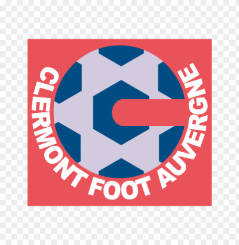 clermont foot auvergne vector logo PNG files with transparent canvas collection