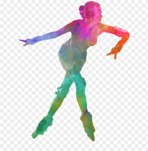 click and drag to re-position the image if desired - roller skating watercolor High-resolution transparent PNG images