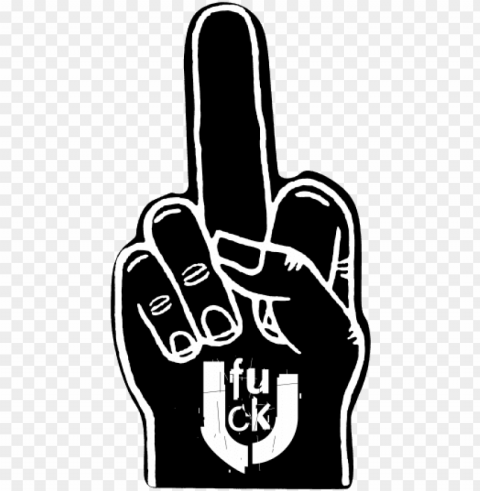 click for larger - fuck u middle finger PNG Image Isolated with Transparent Clarity