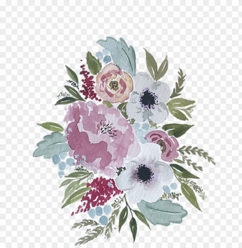 click here for your free quote - bouquet Isolated Artwork on Transparent Background PNG
