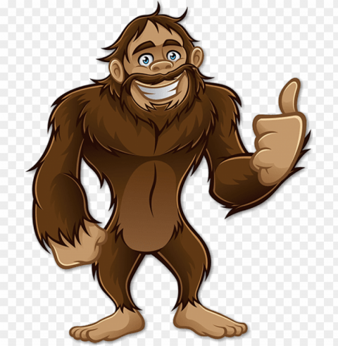 click here to register - bigfoot cartoo Isolated Artwork on Clear Transparent PNG PNG transparent with Clear Background ID e0cf7c9f