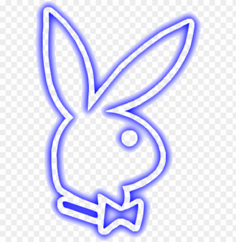 click nos renders para salva-lo em tamanho grande - transparent neon playboy bunny logo PNG Graphic with Transparency Isolation