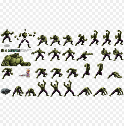 click to view full size - hulk marvel avengers alliance sprite Clear Background Isolation in PNG Format PNG transparent with Clear Background ID 0693df03