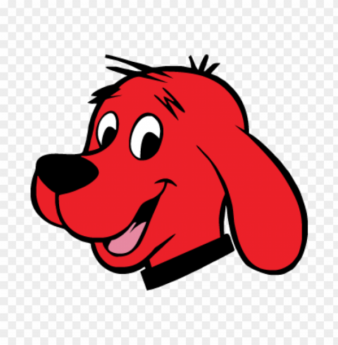 clifford the red dog logo vector free PNG Graphic with Transparent Background Isolation